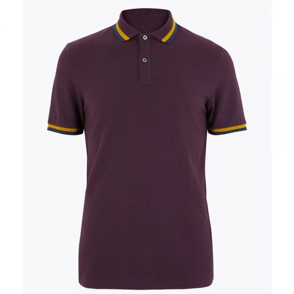 wear a plain polo t shirt